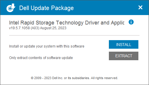 Dell Update Package